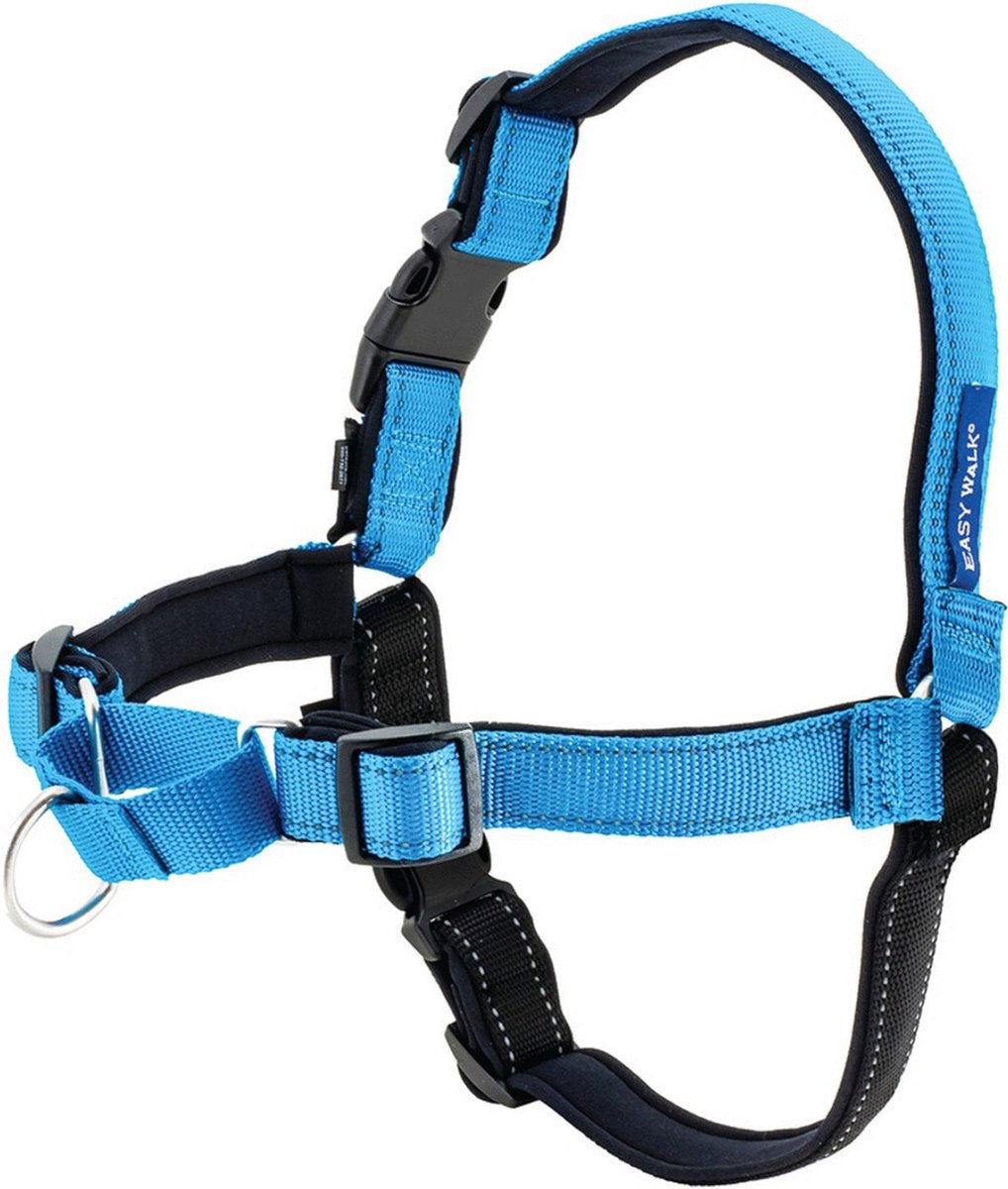 PetSafe Easy Walk Deluxe Hondentuig – Blauw – M/L