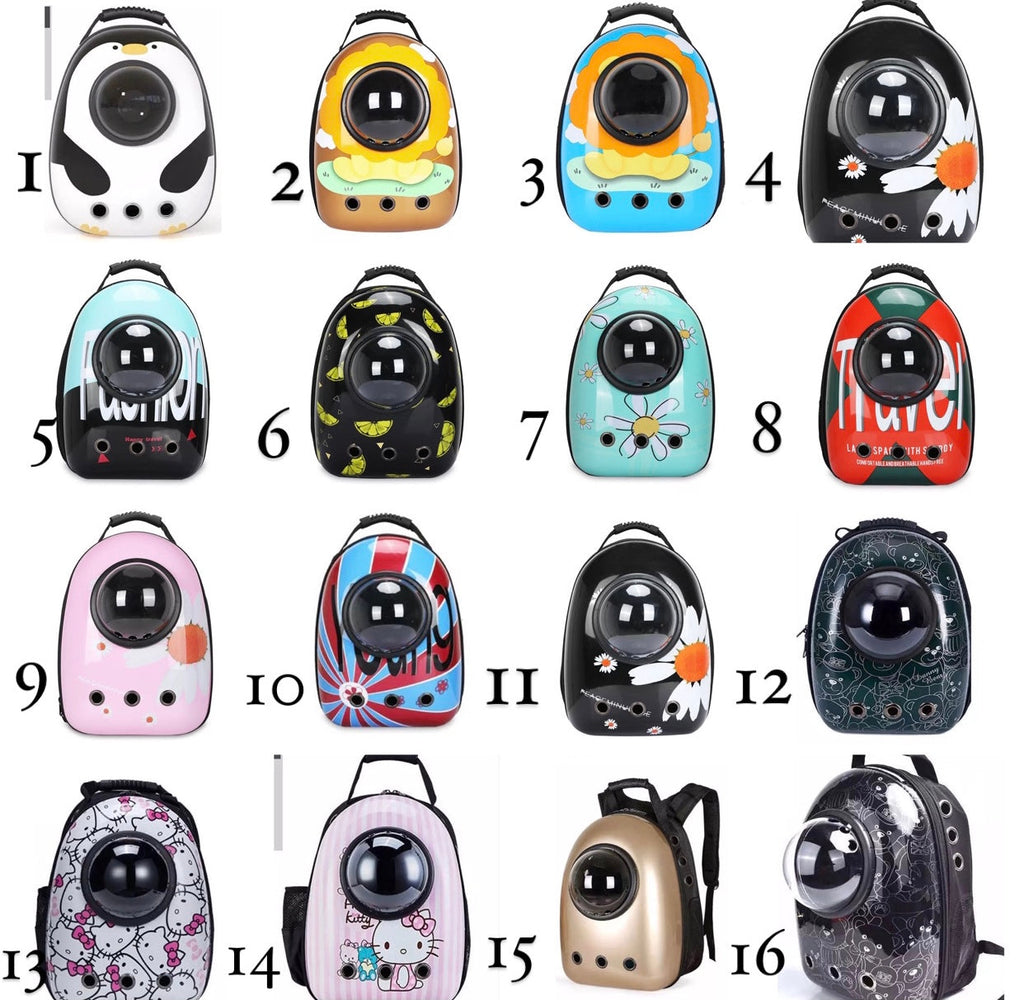 Woof & Meow Capsule Huisdierrugzak – 28 patronen (40×16×30 cm)