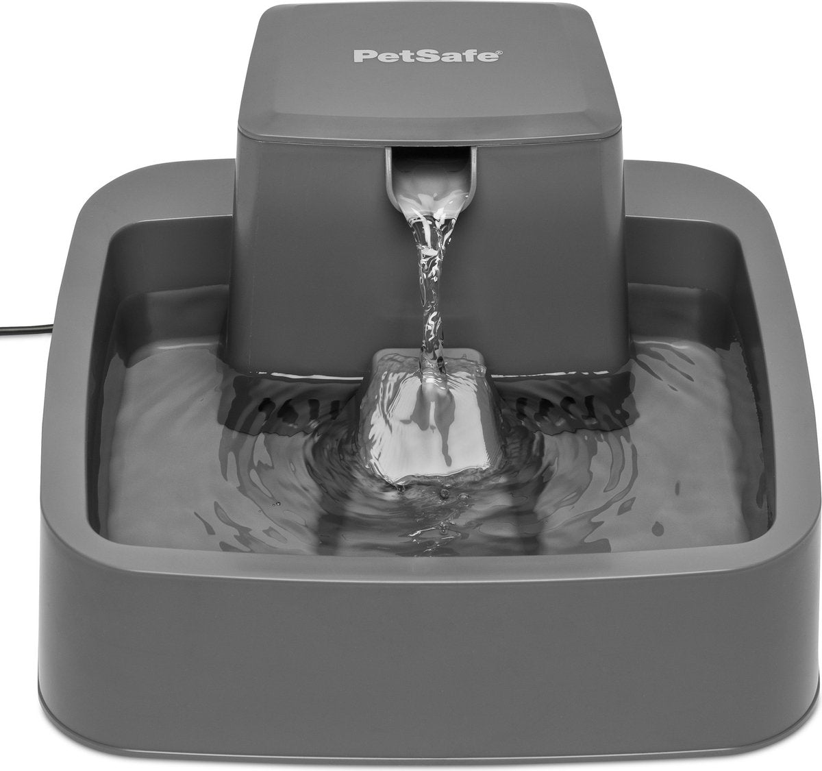Petsafe drinkwell® 1.8 litre pet fountain - drinkfontein voor kleine honden en katten - met vrijvallende waterstroom en verstelbare stroomsnelheid - 1,8 liter - drinkfontein 1,8 liter-0