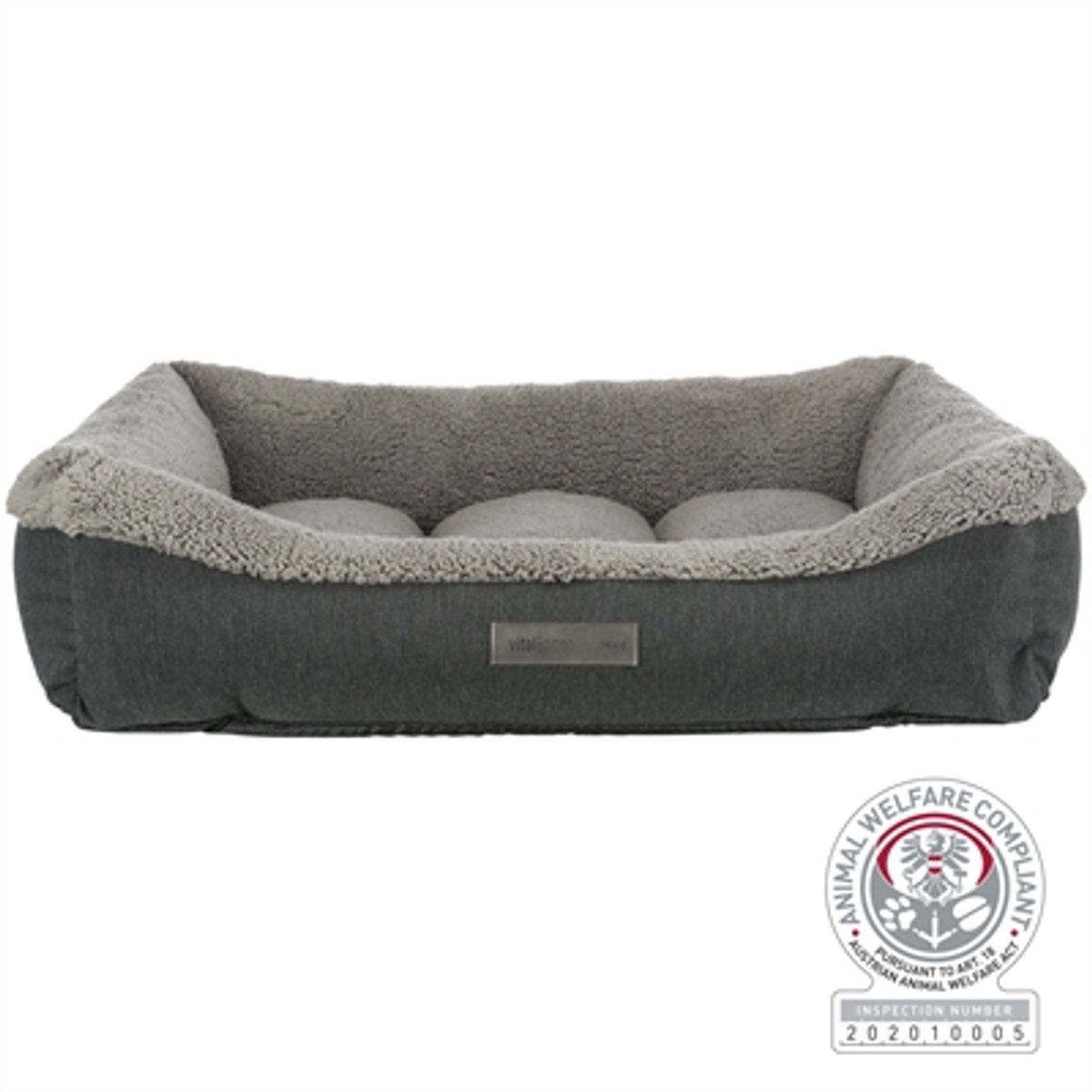 Trixie Vital Bendson – Orthopedische Hondenmand – Grijs – 90 × 60 cm