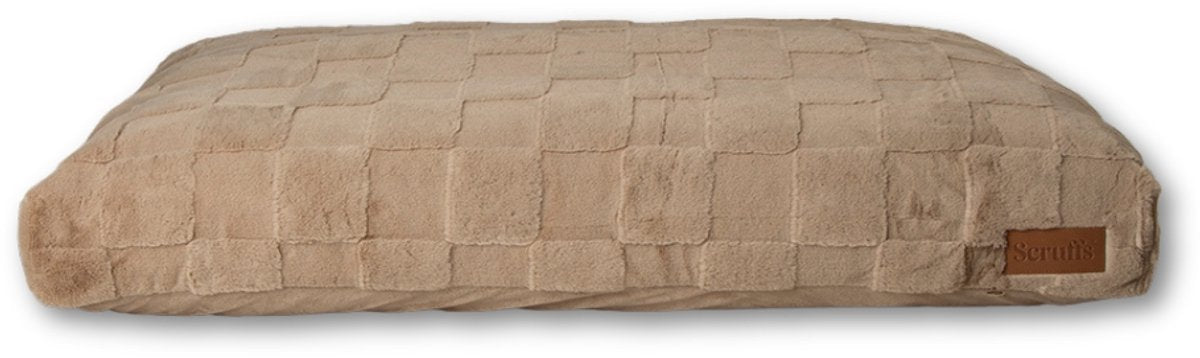 Scruffs Oxford – Orthopedisch hondenkussen – tan – XL – 120 × 75 × 14 cm