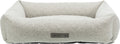 Trixie – Orthopedische Hondenmand – Lichtgrijs – 120 × 75 cm – Memoryfoam – Antislip – Afneembare hoes