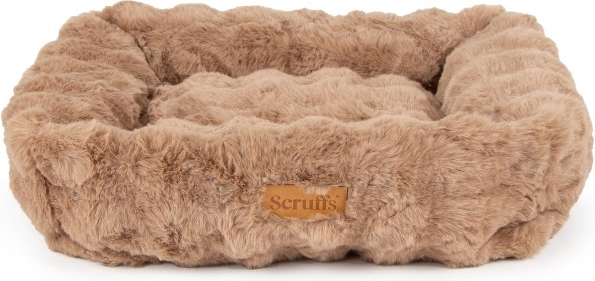 Scruffs - alpine box bed - hondenmand - taupe - x-large 90 x 70 cm-0