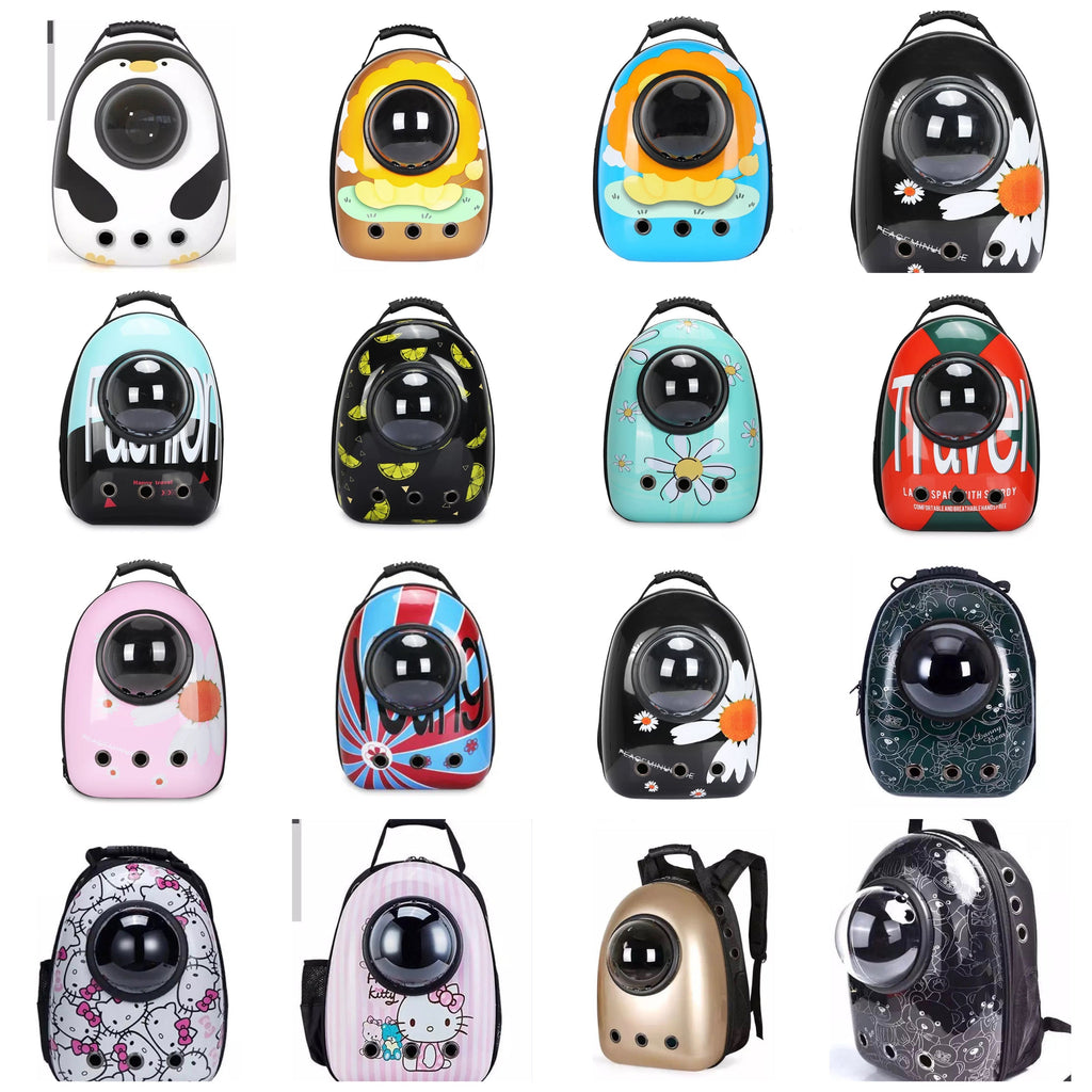 Woof & Meow Capsule Huisdierrugzak – 28 patronen (40×16×30 cm)