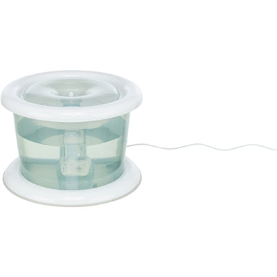 Trixie drinkfontein bubble stream blauw wit-2