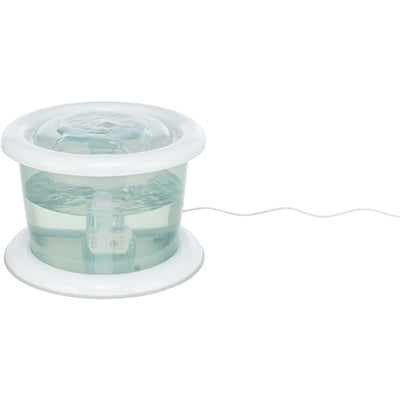 Trixie drinkfontein bubble stream blauw wit-3