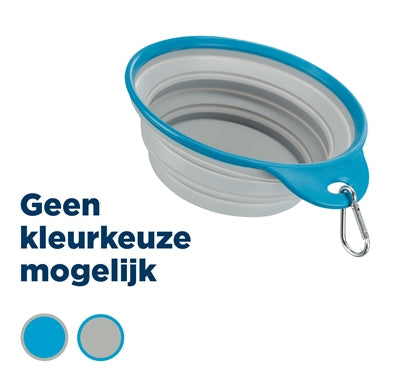 Trixie – Opvouwbare Reisdrinkbak – Siliconen – Assorti – 18 cm