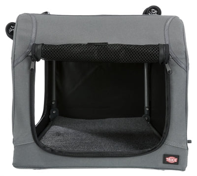Trixie soft kennel easy reisbench grijs-2