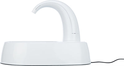 Trixie drinkfontein curved stream kunststof wit-1