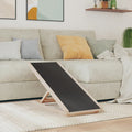 NNEVL Dog Ramp Grey 100x40 cm Solid Wood Fir-0