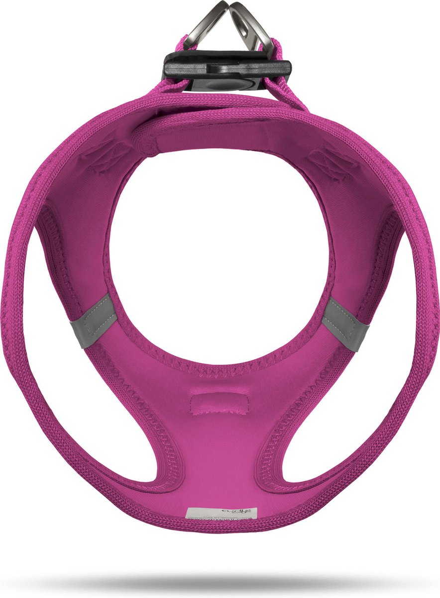 Curli Clasp Vest Air-Mesh Hondentuig – Fuchsia – Maat S (38,3–43,3 cm)