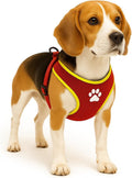 Flamingo harnas hond – honden tuigje – harnas hond anti trek – hondentuigjes – hondentuig anti trek – step go tasha – rood – maat m – a:53cm b:65-75cm x 20mm x 5mm