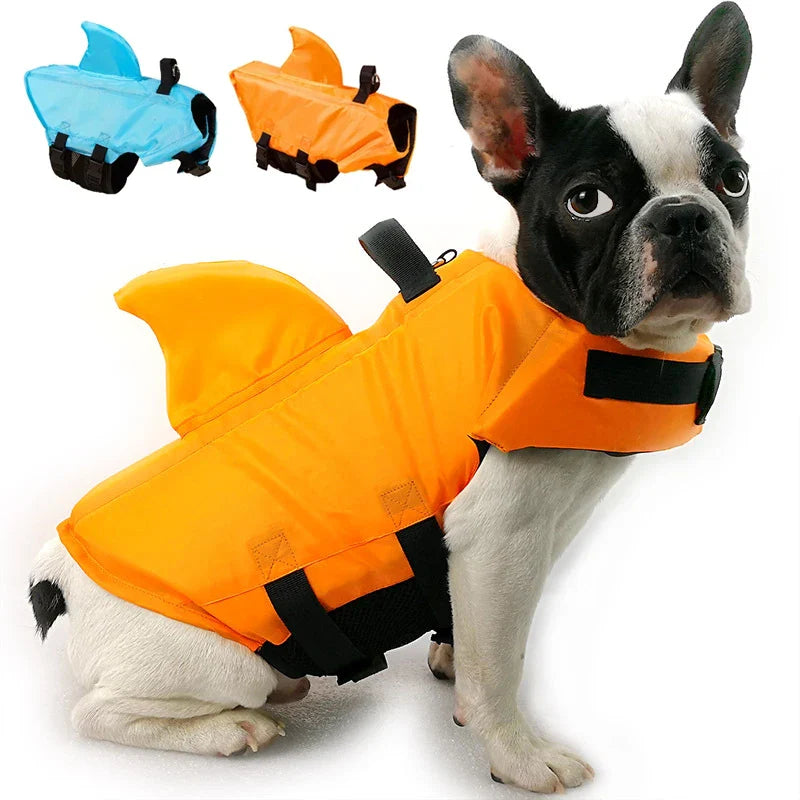 Dog Life Jacket Shark Fin Safety Vest-0