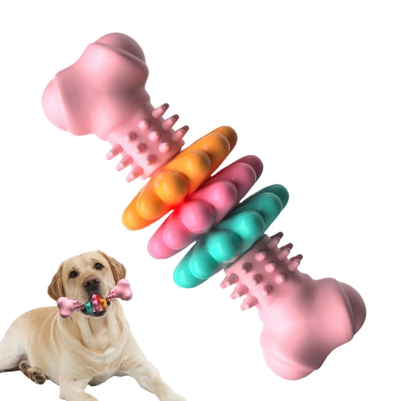 Durable TPR Dog Bone Chew Toy-1
