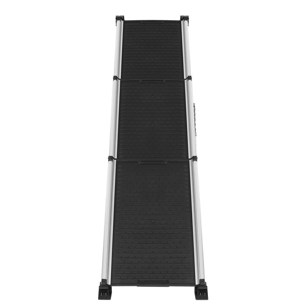 NNEDSZ Deluxe Aluminium Foldable Pet Ramp - Black-1