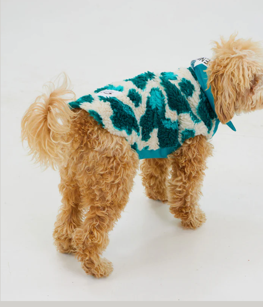 Woofy Hund TürkisTraum – Fleece Hondenjas – Turquoise – Polyester/Acryl/Wol
