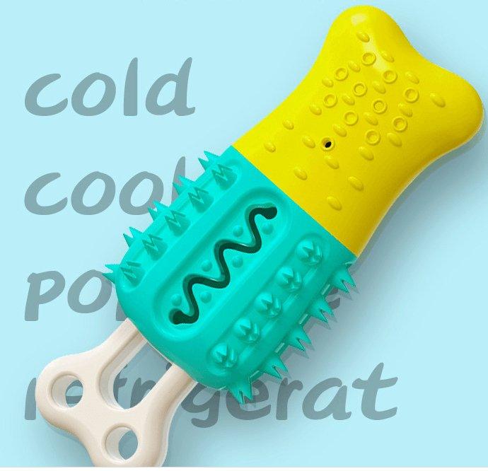 Dog Hugs Cat Cool Pup – Verkoelend kauwspeelgoed – TPR – bot- en ijslollyvorm