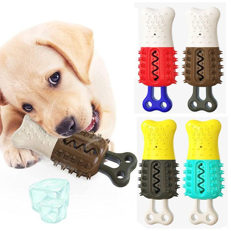Dog Hugs Cat Cool Pup – Verkoelend kauwspeelgoed – TPR – bot- en ijslollyvorm