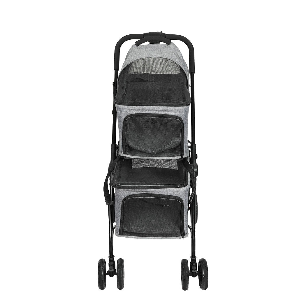 PaWz Two-tier Pet Stroller Double Dog-0
