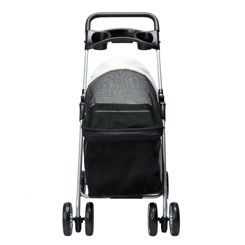 PaWz Large Pet Stroller Dog Cat Carrier Black-0