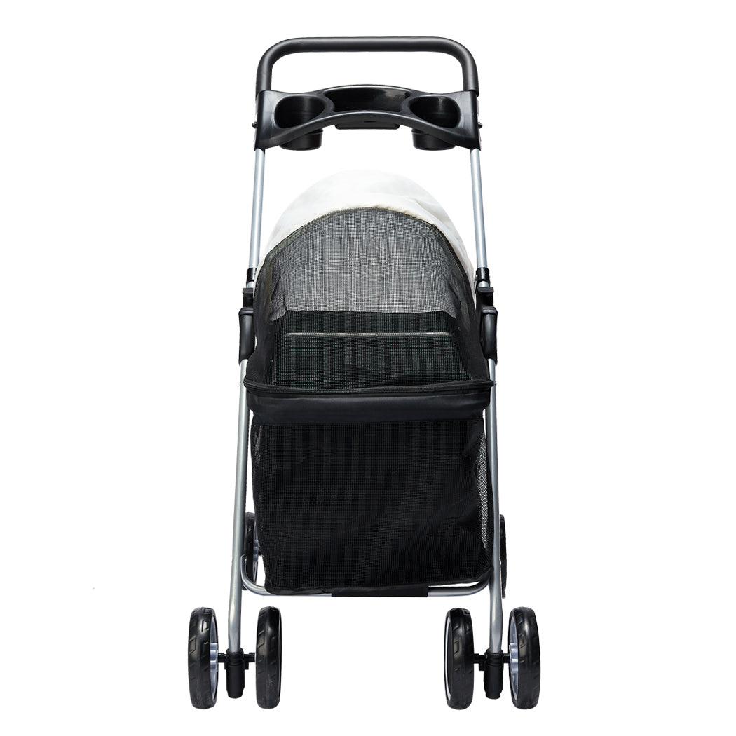 PaWz Large Pet Stroller Dog Cat Carrier Black-0