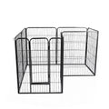 PaWz 8 Panel Pet Dog Playpen Puppy Exercise Black 2.5kg Mackerel & Lamb-0