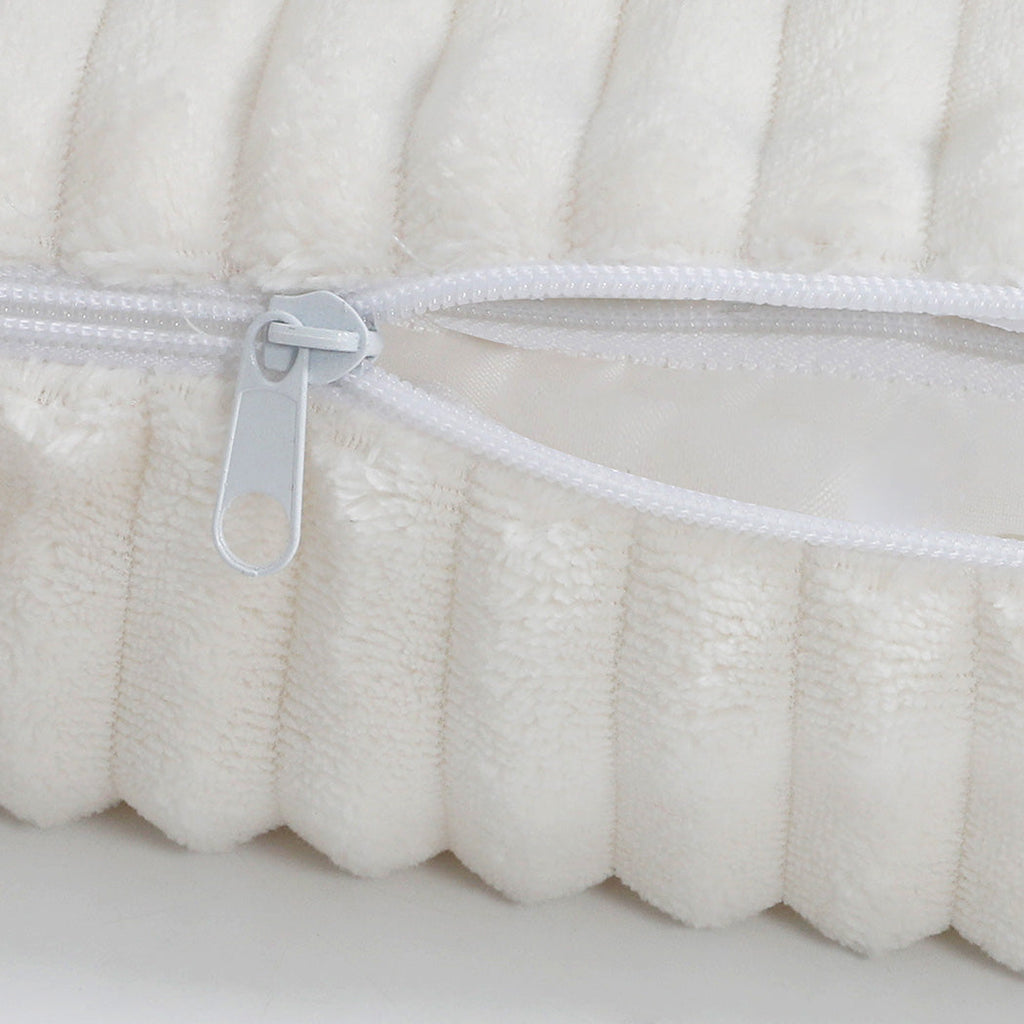 PaWz Orthopedisch Hondenbed – Beige – XXL – Ribstof – Waterdicht – Afneembare Hoes
