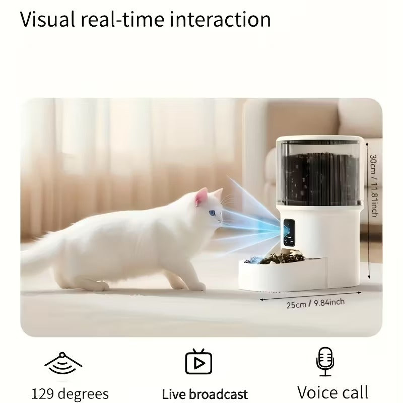 Automatic Pet Feeder with Camera and WiFi Control-1
