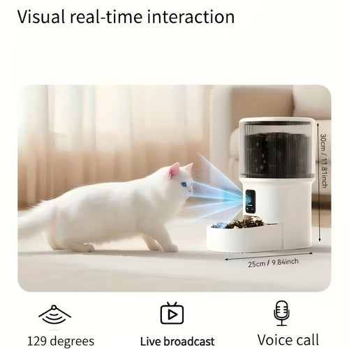 Automatic Pet Feeder with Camera and WiFi Control-1