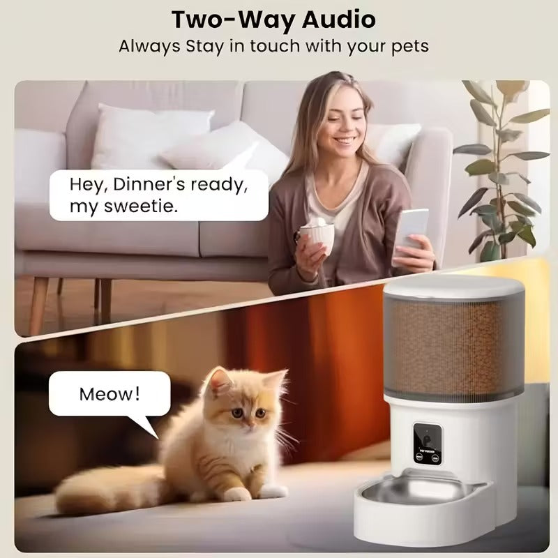 Automatic Pet Feeder with Camera and WiFi Control-2