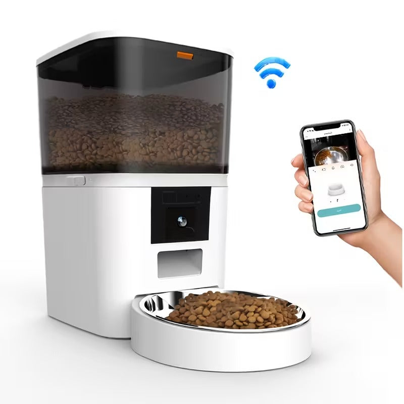Smart Pet Feeder with Camera and App Control-2