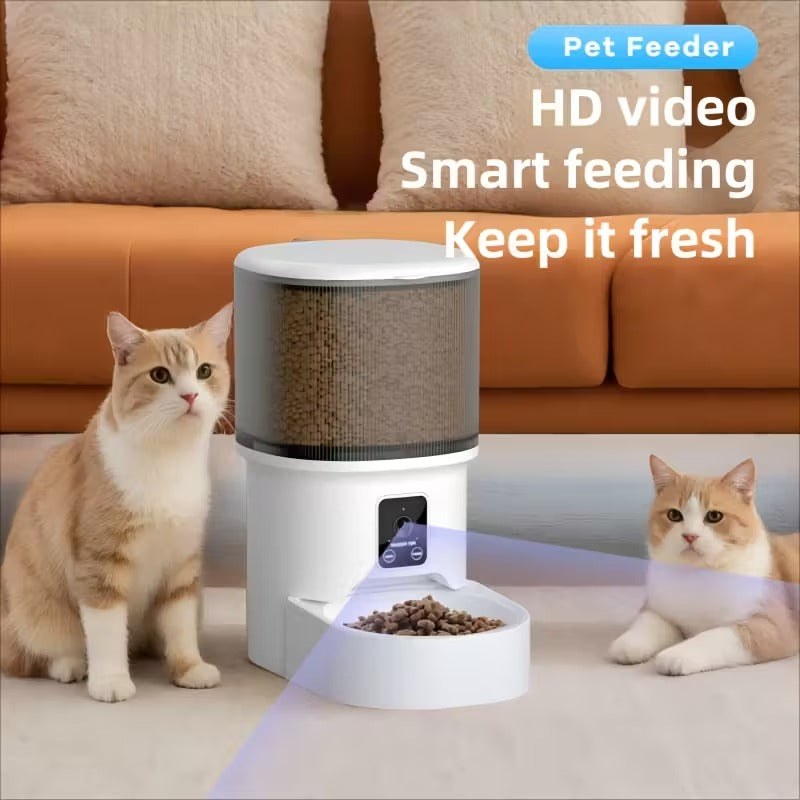 Automatic Pet Feeder with Camera and WiFi Control-4