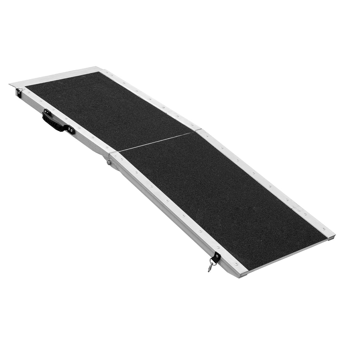 NNEDPE Foldable Aluminium Dog Ramp - 122 x 38 cm-0